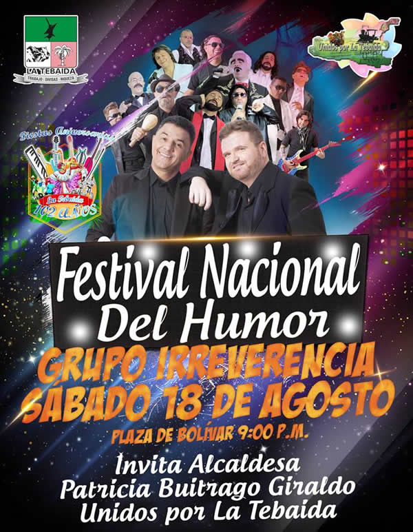 Fiestas de La Tebaida Festival Nacional del Humor 2018