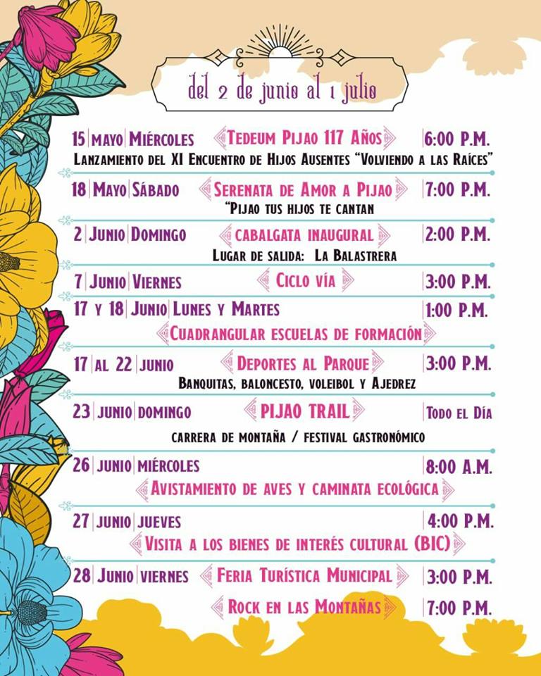  Fiestas de Pijao 2019