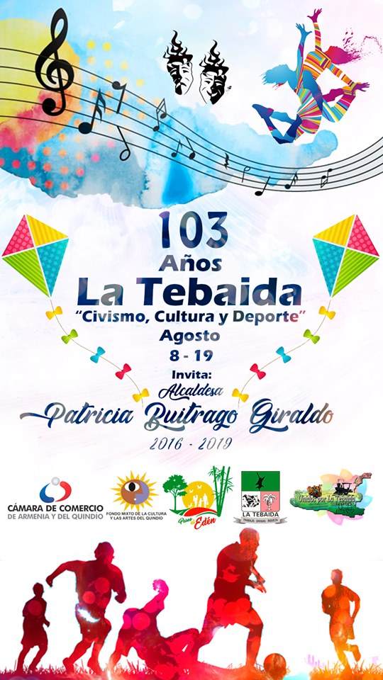 Fiestas en La Tebaida 103 años Programación Oficial 2019
